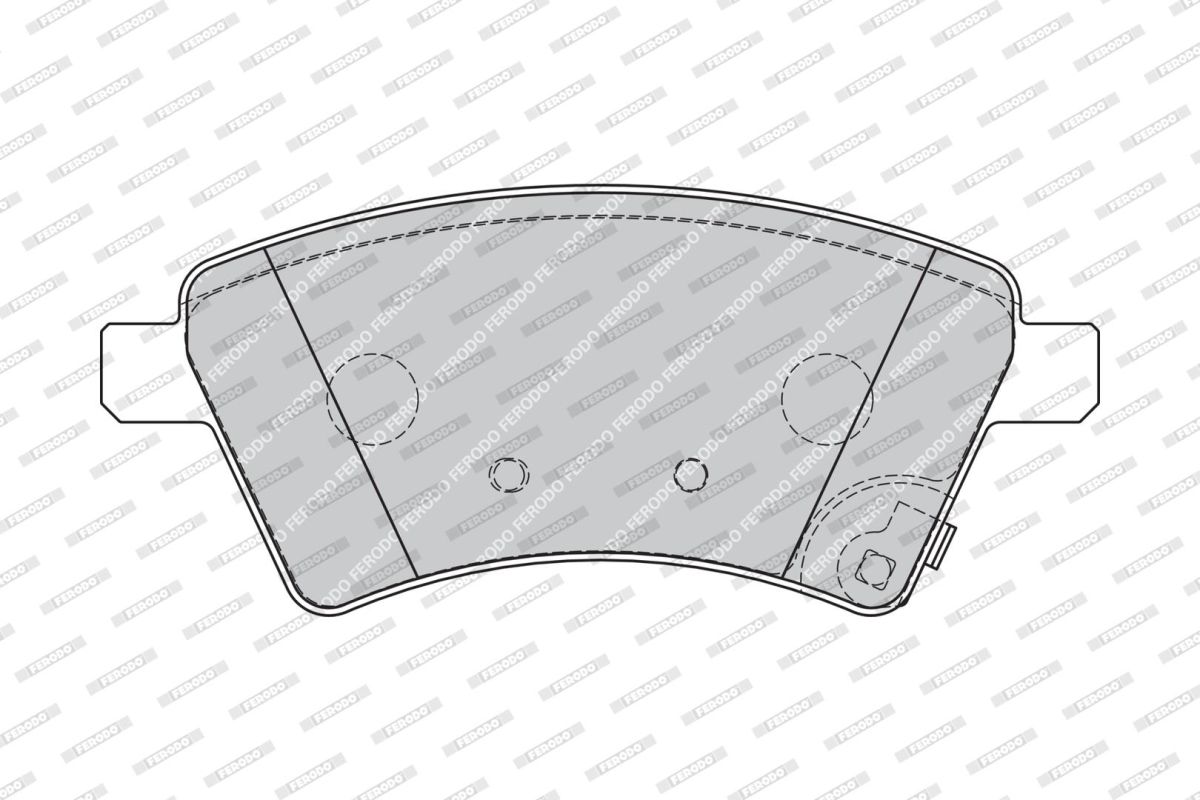 Колодки гальмівні дискові SUZUKI SX4 (EY, GY) 1.6 2006.06- FERODO (FDB1875) Ferodo фото 5