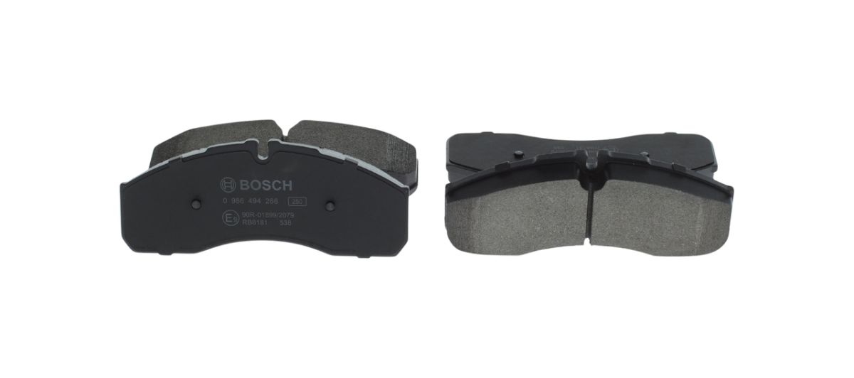 Колодки гальмівні дискові MB SPRINTER 3-T АВТОБУС (B903) 2.2 1995.01-2012.05 BOSCH (0 986 494 266) Bosch фото 3