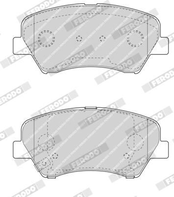 Комплект гальмівних колодок передн , HYUNDAI ELANTRA V, EQUUS / CENTENNIAL, I30, VELOSTER, KIA CARENS IV, CEE'D, CEED, CERATO III, PRO CEE'D 1.0-4.6 03.09- фото 4