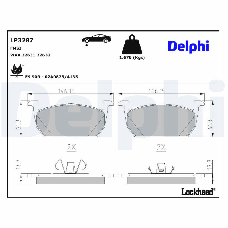 Комплект гальмівних колодок передн , AUDI A1, A1 ALLSTREET, A1 CITY CARVER, SEAT ARONA, IBIZA V, LEON, LEON SC, LEON ST, SKODA FABIA IV, KAMIQ, OCTAVIA III, SCALA 1.0-2.0D 09.12- фото 4