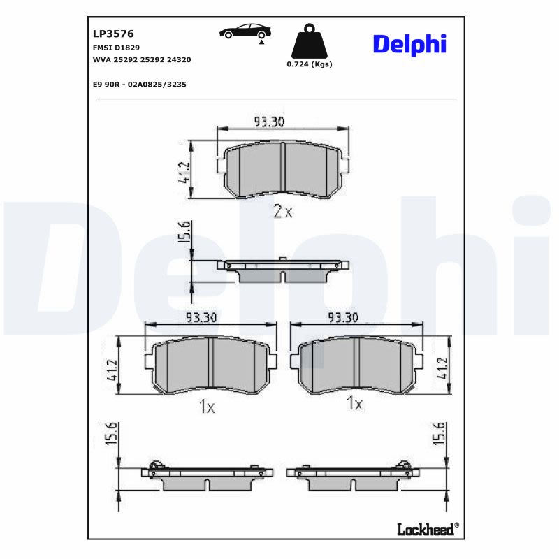 Комплект гальмівних колодок задн , HYUNDAI ACCENT III, I20 I, I30, IX20, IX35, SONATA V, SONATA VI, TUCSON, KIA CEE'D, CERATO II, CERATO III, PICANTO II, PRO CEE'D, RIO II 1.0-Electric 09.00- фото 4