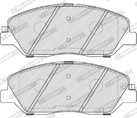 Колодки гальмівні дискові SSANGYONG KORANDO (CK) 2.0 2010.07- FERODO (FDB4111) Ferodo фото 6