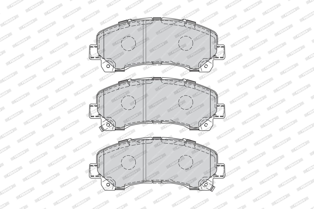 Колодки гальмівні дискові ISUZU D-MAX II (TFR, TFS) 2.5 2012.06- FERODO (FDB4299) Ferodo фото 5