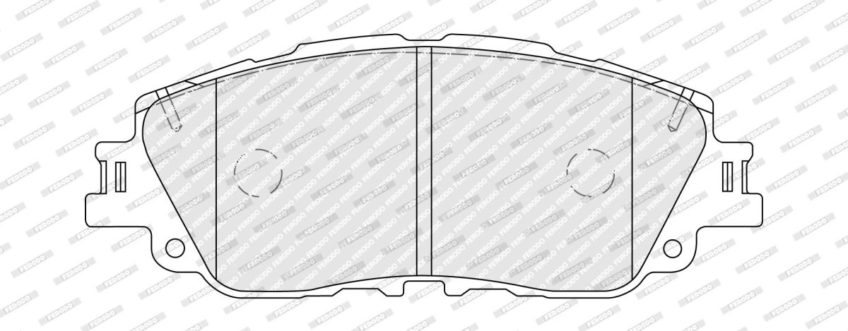Комплект гальмівних колодок передн , LEXUS ES, UX, TOYOTA CAMRY, COROLLA CROSS, PRIUS, RAV 4 V 1.8H-Electric 08.17- фото 3