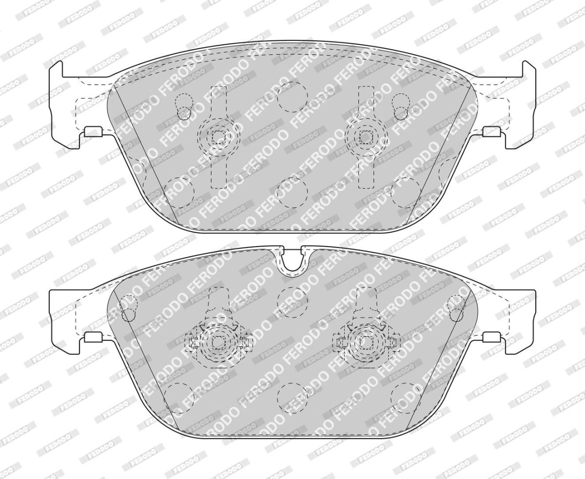 Колодки гальмівні дискові AUDI Q5 (8RB) 3.0 2008.11-2017.12 FERODO (FDB4969) Ferodo фото 5