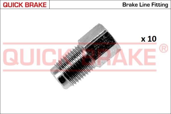 З'єднувач трубки гальмівний (M10x1/10x23/d=5.0) (к-кт 10шт) Quick Brake фото 10