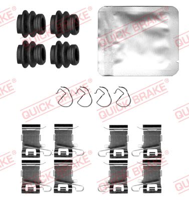Монтажний набір гальмівних колодок передн MAZDA CX-30, TOYOTA CAMRY, C-HR, COROLLA, COROLLA CROSS, PRIUS, RAV 4 V 1.2-3.5 10.16-
