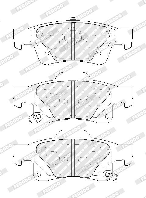 Колодки гальмівні дискові JEEP GRAND CHEROKEE IV (WK, WK2) 3.6 2010.06- FERODO (FDB4819) Ferodo фото 5