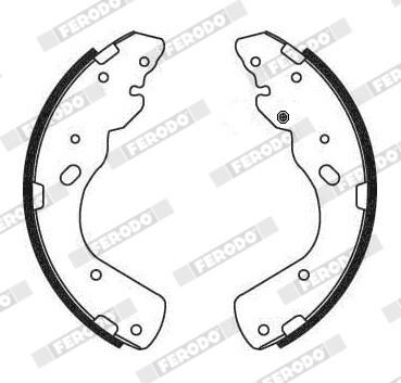 Колодки гальмівні барабанні MAZDA BT-50 ПІКАП (CD, UN) 2.5 2006.08-2015.12 FERODO (FSB684) Ferodo фото 4