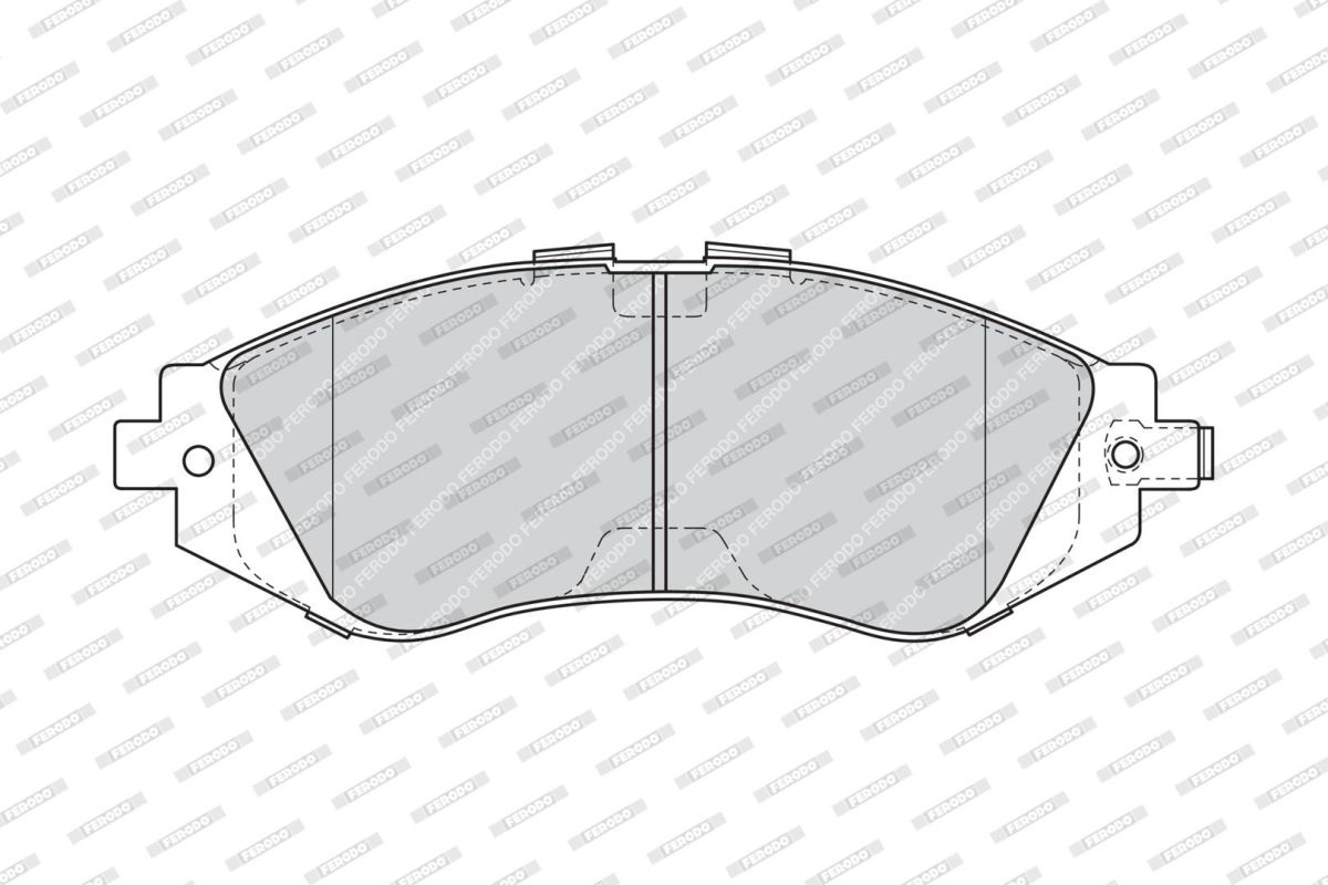 Комплект гальмівних колодок передн , CHEVROLET ASTRA, OPTRA, REZZO, ZAFIRA, DAEWOO LANOS, NUBIRA, HYUNDAI TRAJET 1.6-2.0D 02.97- фото 3