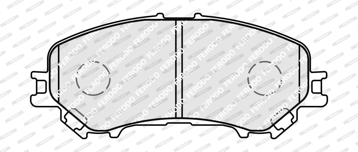 Колодки гальмівні дискові NISSAN QASHQAI II ДЖИП (J11, J11_) 1.2 2013.11- FERODO (FDB4843) Ferodo фото 5