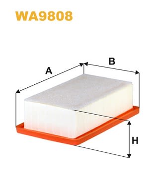 Фільтр повітряний Renault Twingo/Smart Forfour/Fortwo 0.9/1.0 14- WIX Filters фото 9