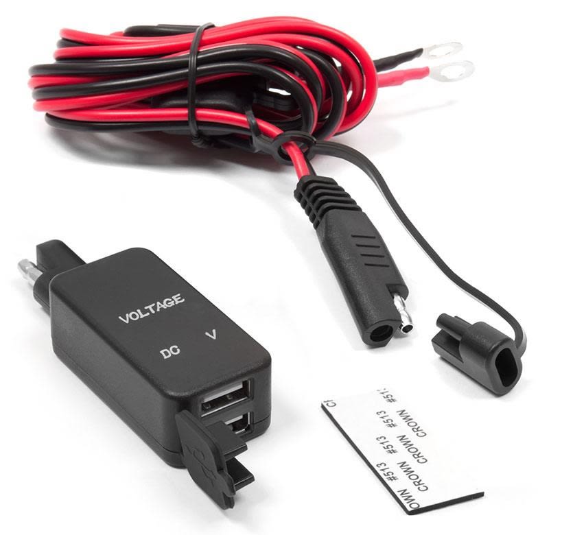 Gniazdo USB DC 12-24V DC 5V/4.2A 4 RIDE ERCL-MUS07 (motocyklowe) lamoto