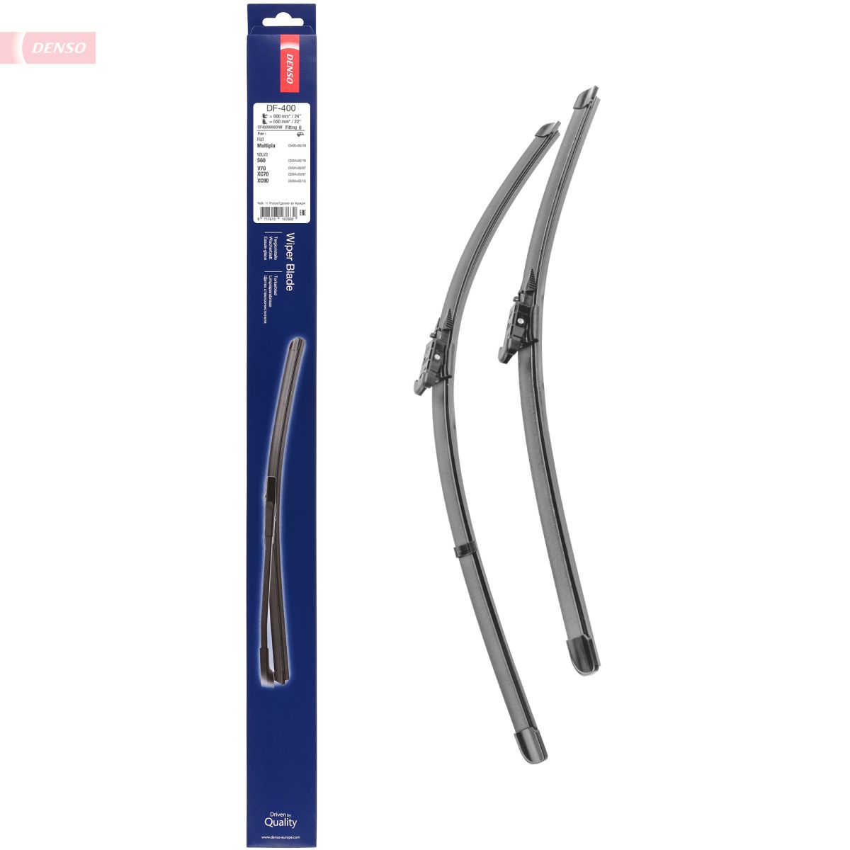 Щітка склоочисника К-Т БЕЗКАРКАСНИЙ/600/550 MM/LHD DENSO (DF-400) Denso фото 6