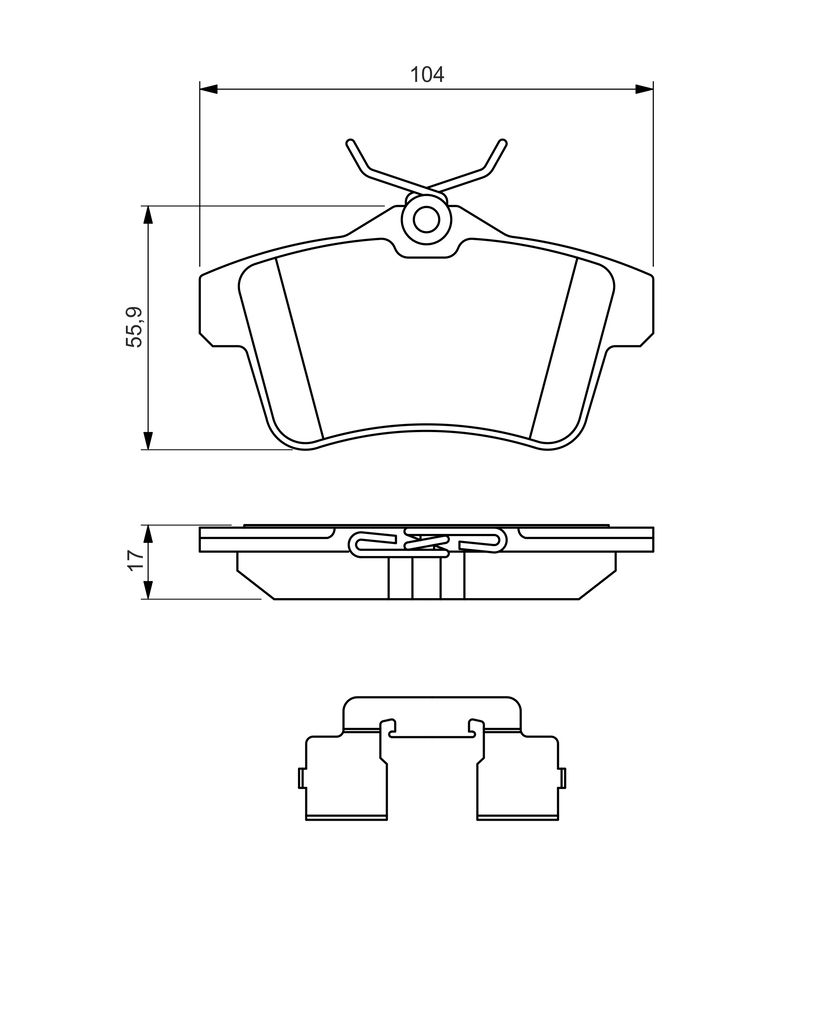 Колодки тормозные (задние) Citroen C4 09-/DS4/DS5 11-15/Peugeot 308/508/3008/5008 09-18 фото 10