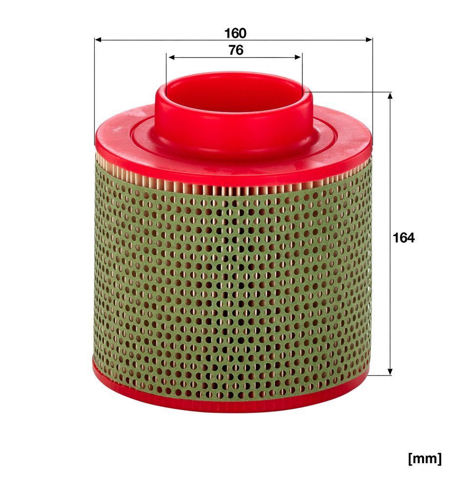 Фільтр повітряний 164x160x76 ECOAIR A 20, A 25, A 30, A 40, INGERSOLL RAND SSRM22, SSRM30 фото 4