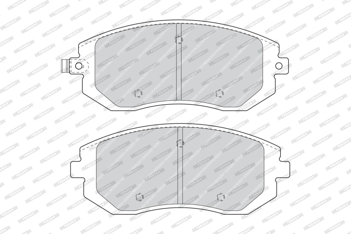 Колодки гальмівні дискові SUBARU FORESTER (SG_) 2.0 2002.02-2012.12 FERODO (FDB1639) Ferodo фото 5
