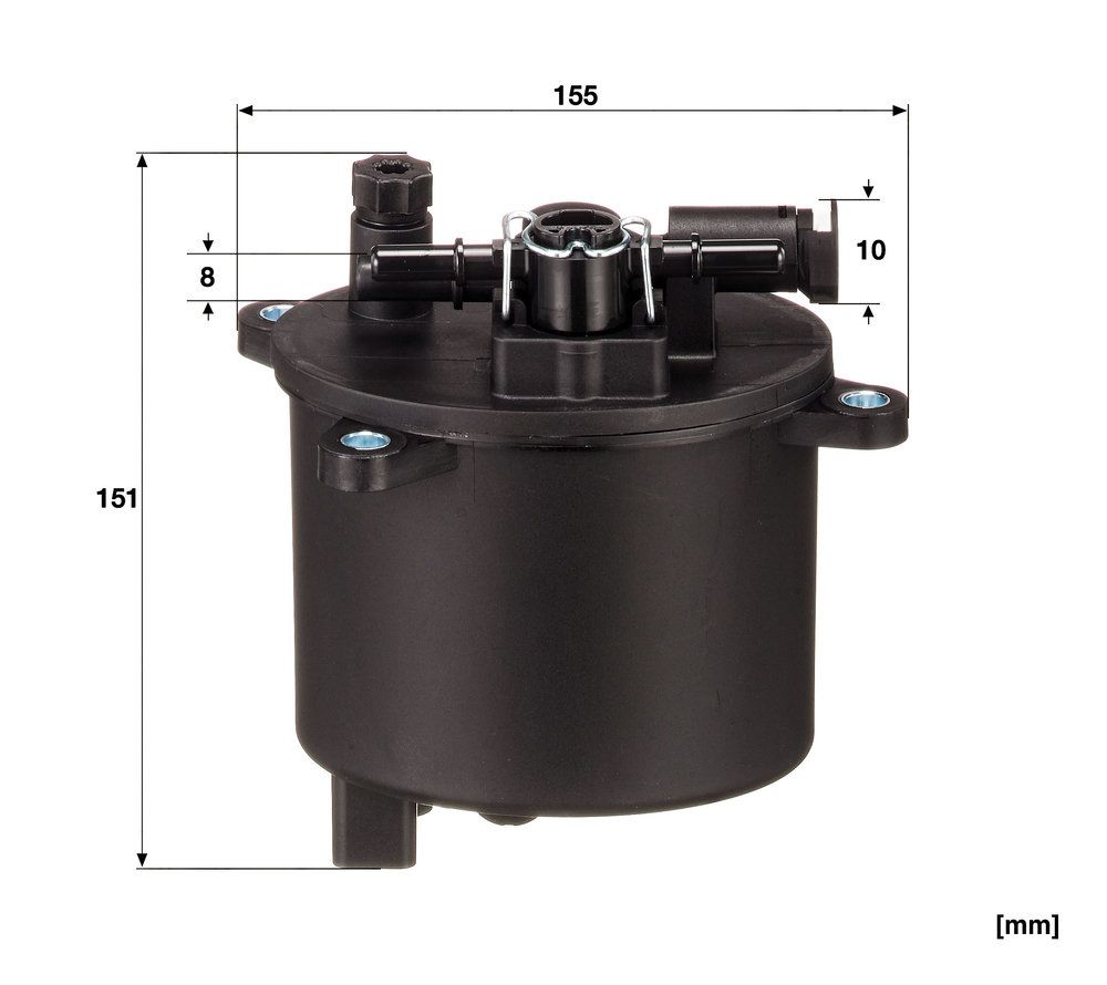 Фільтр паливний Citroen C5/C6/Ford Mondeo 2.2 TDCI/HDi 06- Mann Filter фото 8