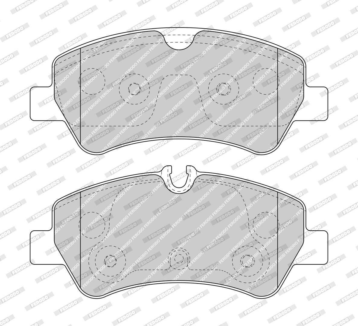 Комплект гальмівних колодок задн , FORD TOURNEO CUSTOM V362, TRANSIT CUSTOM V362, TRANSIT V363, FORD USA TRANSIT-150, TRANSIT-250, TRANSIT-350 1.0H-3.7 09.12- фото 3