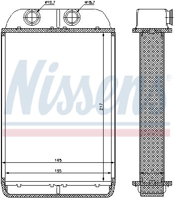 Радіатор пічки AUDI A 6/S 6 (97-) 1.8 I 20V (+) NISSENS (70232) Nissens фото 9