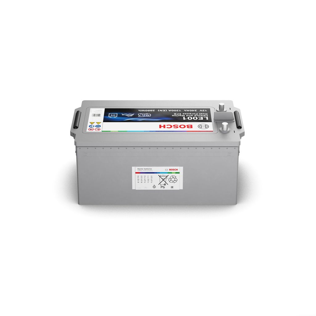 Аккумуляторная батарея 240Ah/1200A (518x274x242/+L/B0) Dual Purpose EFB (Водный транспорт/Кемпинг) фото 6