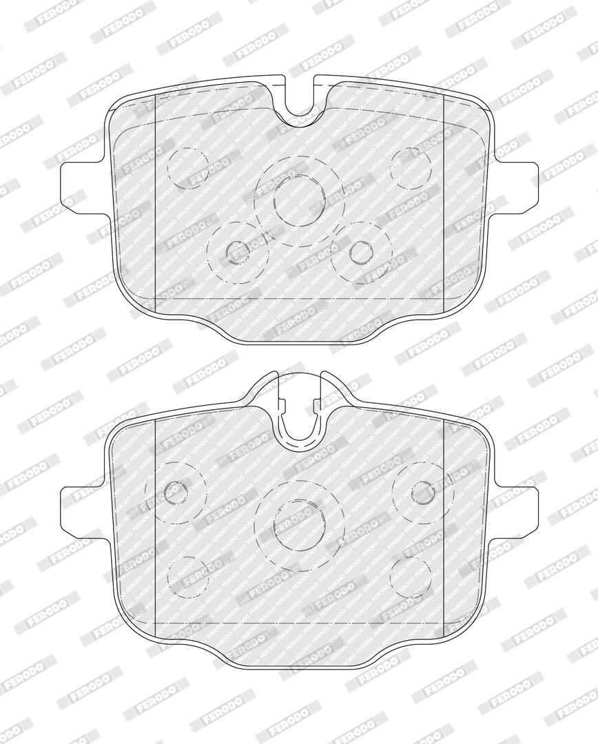 Комплект гальмівних колодок задн (з комплектуючими), BMW 2 (G42, G87), 3 (G20, G80, G28), 3 (G21, G81), 4 (G22, G82), 4 (G23, G83), 5 (F10), 5 (F11), 5 (G30, F90), 5 (G31) 1.6-Electric 01.10- фото 4