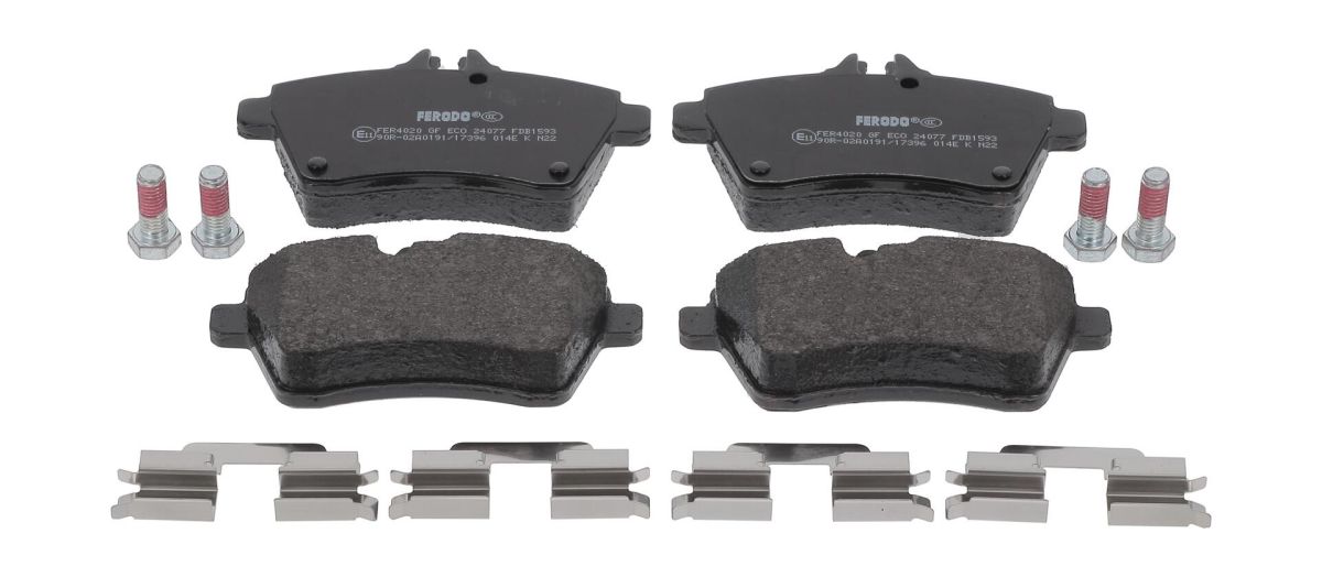 Колодки гальмівні дискові MB A-CLASS (W169) 1.5 2004.04-2012.06 FERODO (FDB1593) Ferodo фото 4