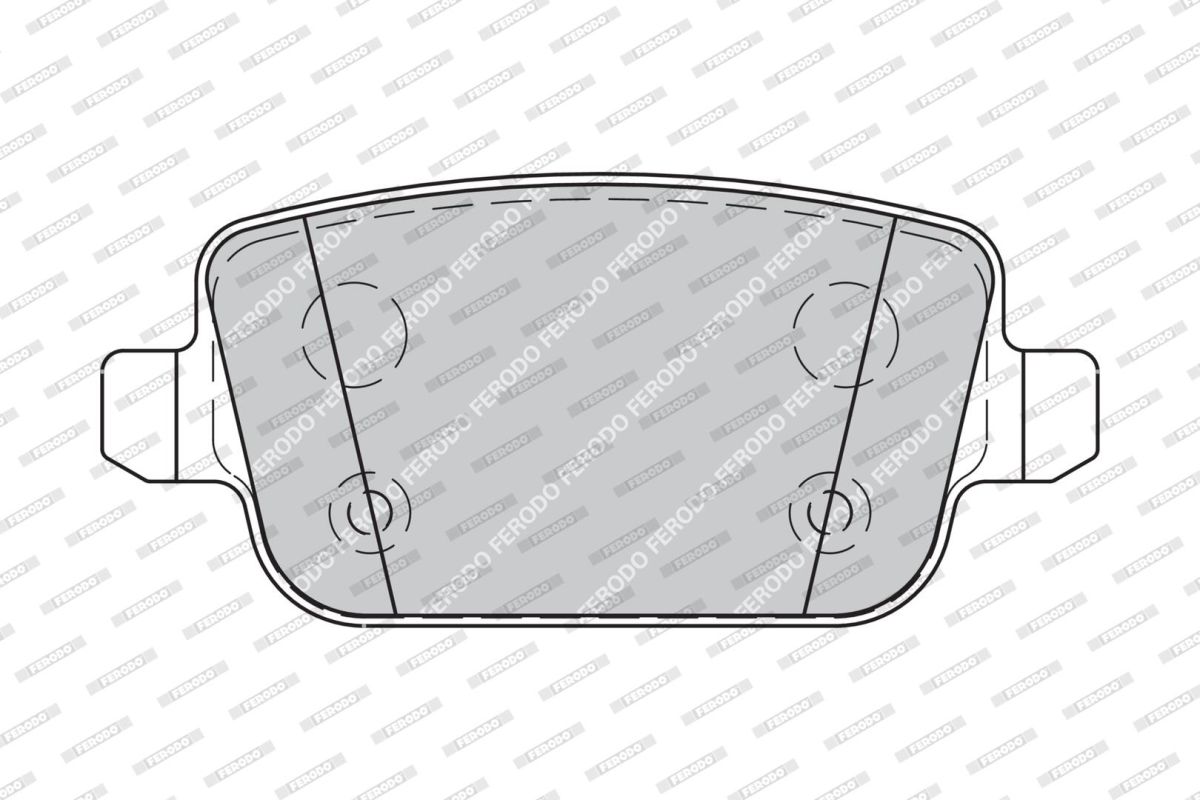 Колодки гальмівні дискові LAND ROVER FREELANDER 2 (L359) 3.2 2006.10-2015.12 FERODO (FDB1932) Ferodo фото 5