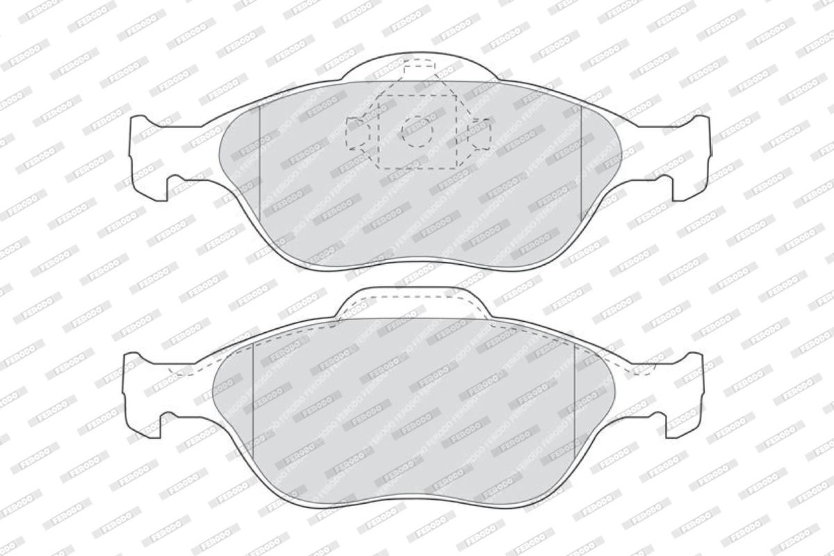Колодки гальмівні дискові FORD FUSION (JU_) 1.4 2002.08-2012.12 FERODO (FDB1394) Ferodo фото 5