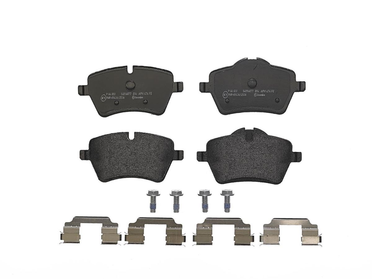 Колодки гальмівні дискові MINI MINI (R50, R53) 1.6 2001.06-2006.09 BREMBO (P06051) BREMBO фото 3