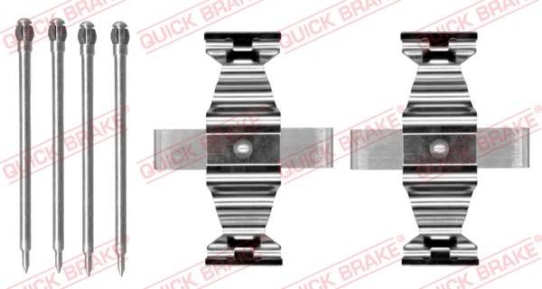 Планка супорта (переднього) прижимна (к-кт) MB M-class (W163)/S-class (W220) 2.7-6.0 98-05 (Brembo) Quick Brake фото 8