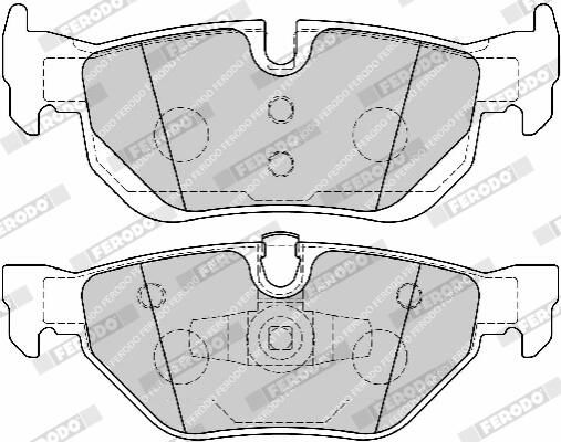 Колодки гальмівні дискові BMW 3 TOURING (E91) 2.0 2004.12-2012.12 FERODO (FDB1807) Ferodo фото 6