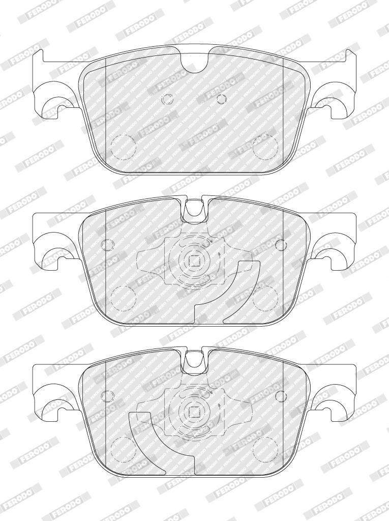 Комплект гальмівних колодок передн , VOLVO S60 III, S90 II, V60 II, V90 II, XC60 II 2.0-2.0H 03.16- фото 3