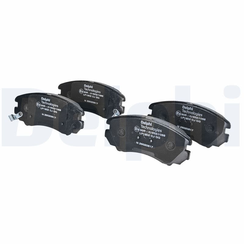 Комплект гальмівних колодок передн , HYUNDAI COUPE II, ELANTRA III, ELANTRA IV, I30, SONATA IV, SONATA V, TIBURON, TUCSON, KIA MAGENTIS I, MAGENTIS II, OPTIMA, SOUL I 1.6-2.7 01.01-12.15 фото 3