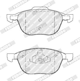 Колодки гальмівні дискові MAZDA 3 ЛІФТБЕК (BK) 1.6 1999.09-2009.12 FERODO (FDB1594) Ferodo фото 5