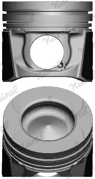 Поршень RENAULT 85.5 M9T 670/672/676/678/680/686/690/692/694/696/698/870/ NURAL (87-435207-00) Nural фото 4