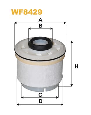 Фильтр топливный Mitsubishi L200 2.2/2.4Di 15-/Toyota Hilux VII 2.5D/3.0D 05-15 фото 6