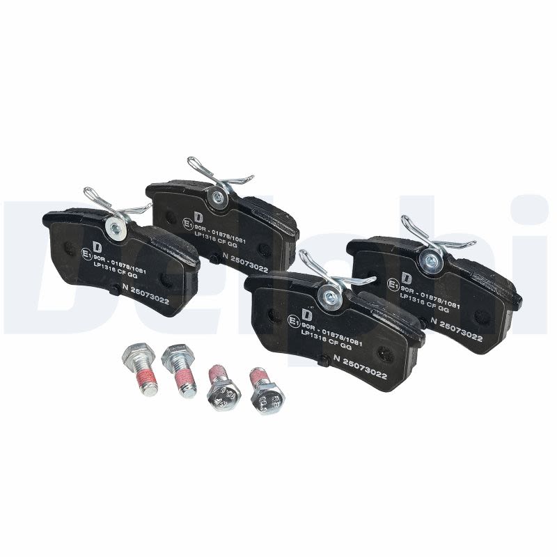 Комплект гальмівних колодок задн , FORD FIESTA V, FIESTA VI, FOCUS I, PUMA, FORD USA FOCUS, FOCUS ZX3, FOCUS ZX5 1.25-2.0 08.98-04.17 фото 2