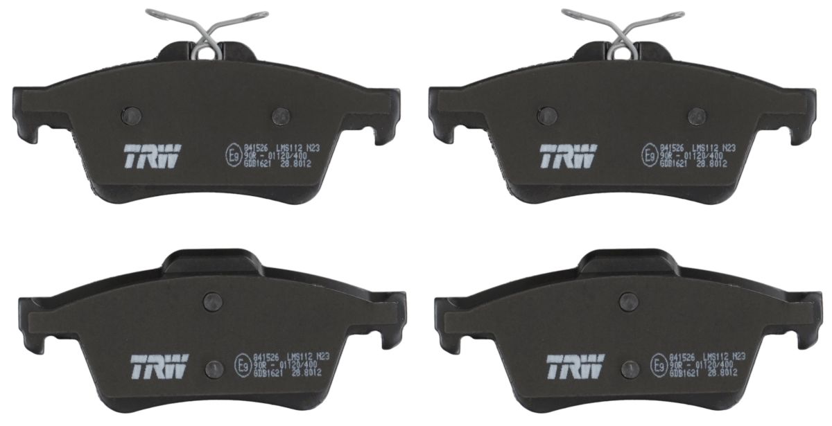 Комплект гальмівних колодок задн , VOLVO C30, C70 II, S40 II, V50, CADILLAC BLS, CTS, CHEVROLET VECTRA, CITROEN C5 III, FORD C-MAX, FOCUS C-MAX, FOCUS II, FOCUS IV, KUGA III, PUMA 1.2-5.0 01.99- фото 2