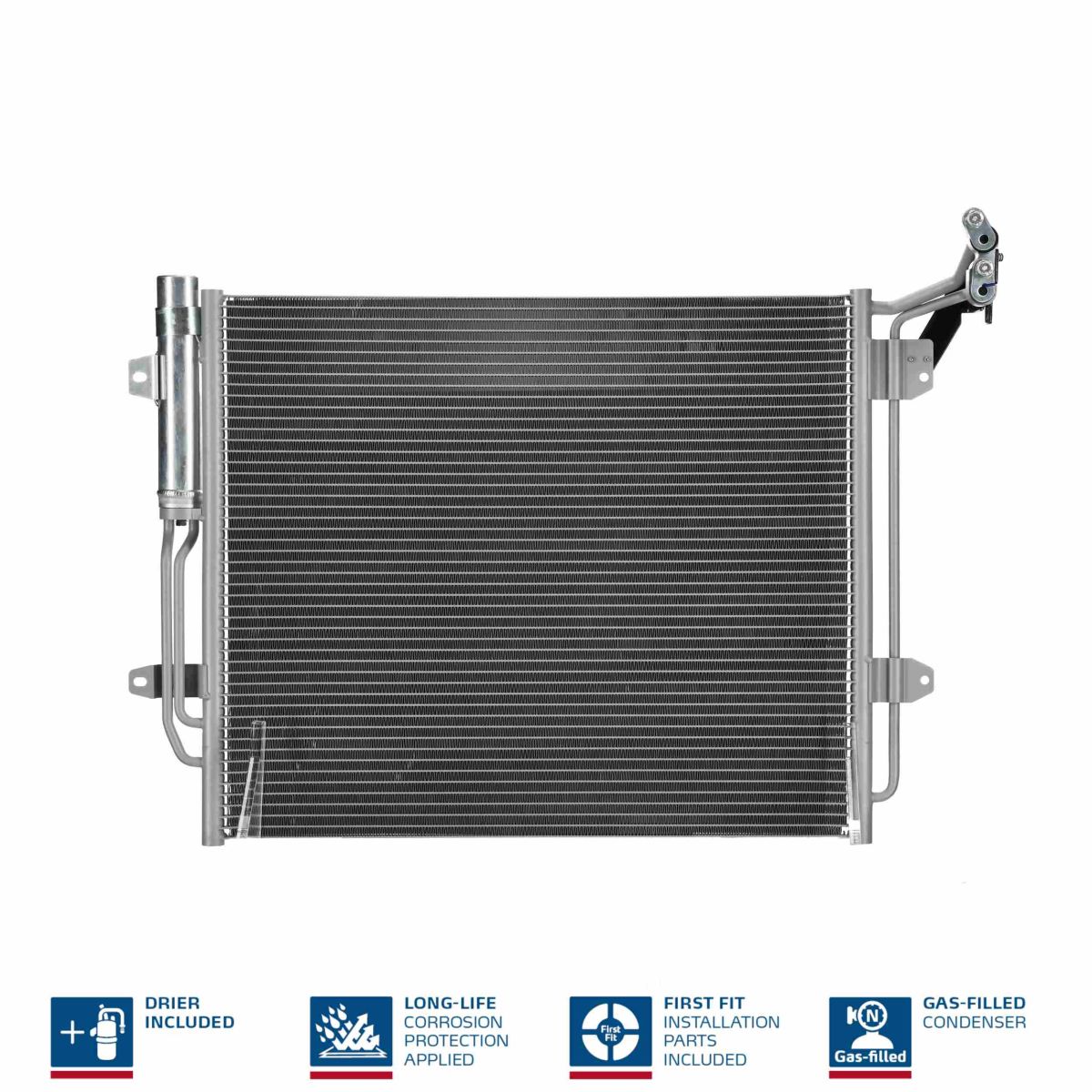 Конденсер кондиціонера VOLKSWAGEN SHARAN (10-) 1.4 TSI (+) NISSENS (940256) Nissens фото 5