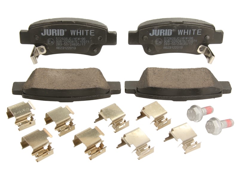 Ceramiczne klocki hamulcowe JURID WHITE 572606JC (Honda CR