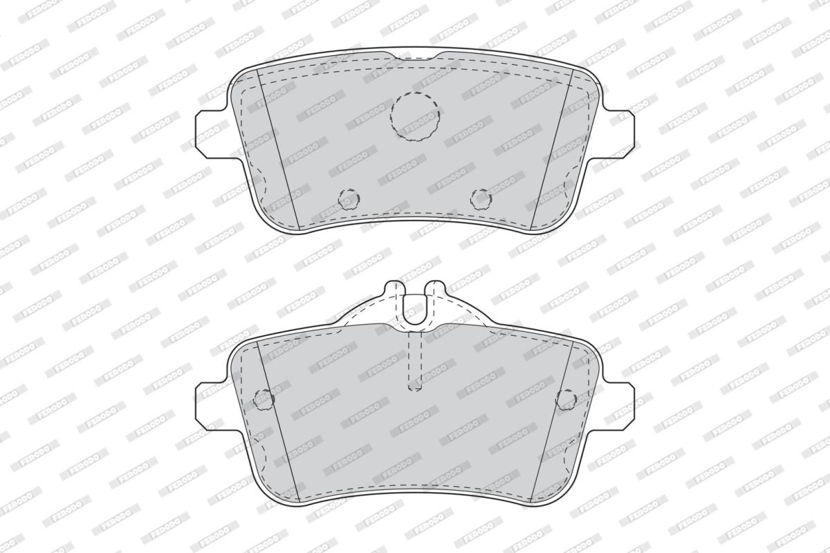 Комплект гальмівних колодок задн , MERCEDES GL (X166), GLE (C292), GLE (W166), GLS (X166), M (W166) 3.0-5.5 11.11-10.19 фото 3