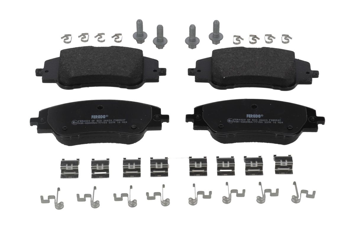 Комплект гальмівних колодок передн , DS DS 3 / DS 3, ALFA ROMEO JUNIOR, CITROEN C3 IV, C4 III, C4 X, FIAT 600E / 600, JEEP AVENGER, OPEL CORSA F, MOKKA, PEUGEOT 2008 II 1.2-Electric 10.18- фото 2
