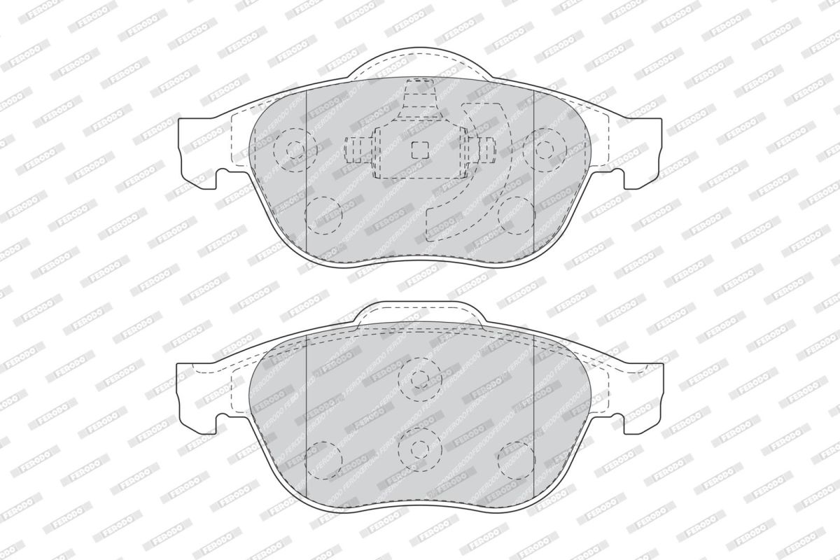Колодки гальмівні дискові RENAULT LAGUNA II GRANDTOUR (KG0/1_) 2.2 2001.03-2007.12 FERODO (FDB1441) Ferodo фото 5