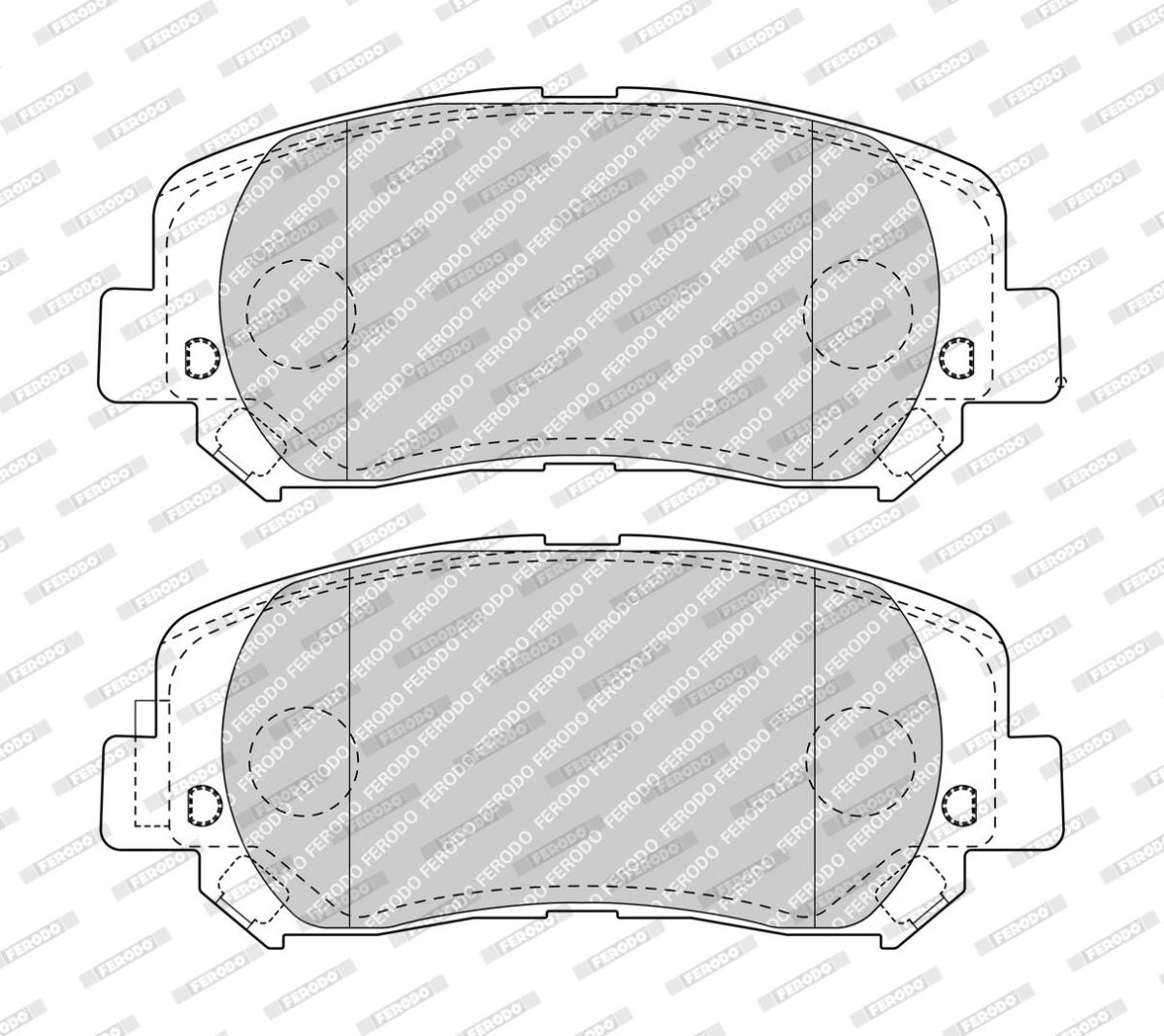Колодки гальмівні дискові JEEP CHEROKEE (KL) 2.4 2013.06- FERODO (FDB4999) Ferodo фото 5