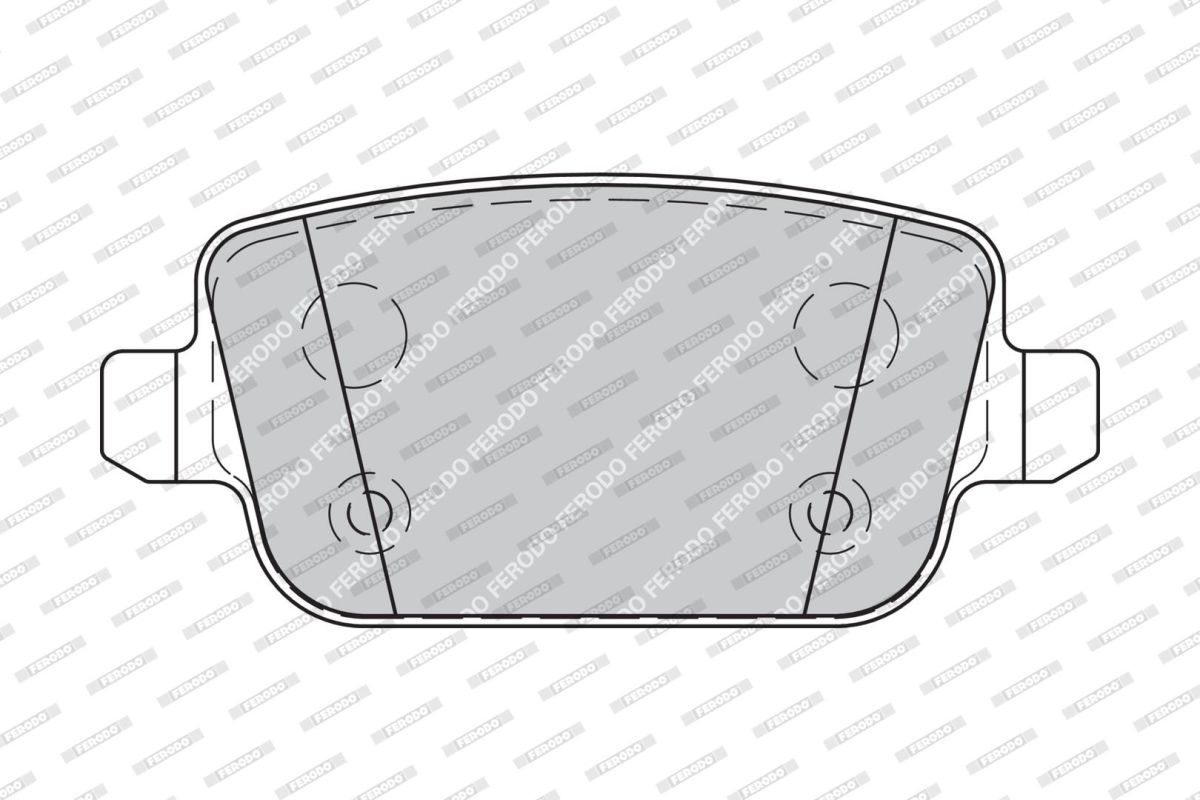Колодки гальмівні дискові LAND ROVER FREELANDER 2 (L359) 2.2 2006.10-2015.12 FERODO (FDB1933) Ferodo фото 5
