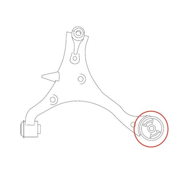 Сайлентблок важеля HYUNDAI/KIA I10 II/I20 (I/II)/I40 I/PICANTO/RIO III 2003=> CTR (GV0148) CTR фото 6