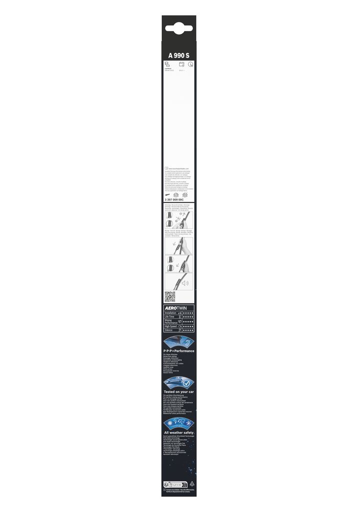Щітка склоочисника К-Т БЕЗКАРКАСНИЙ AEROTWIN/575/575 MM/LHD BOSCH (3 397 009 00C) Bosch фото 11