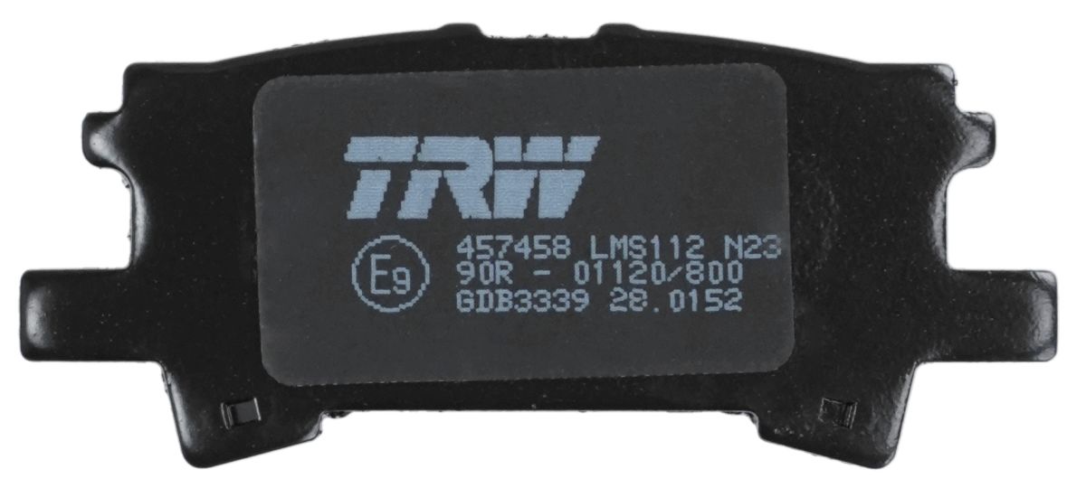 Комплект гальмівних колодок задн , LEXUS RX, TOYOTA HARRIER, HIGHLANDER / KLUGER 2.4-3.5 06.00-12.13 фото 6