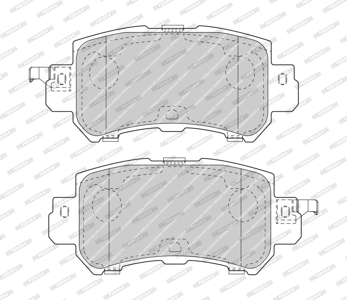 Колодки гальмівні дискові MAZDA CX-5 (KE, GH) 2.2 2011.11-2017.02 FERODO (FDB4892) Ferodo фото 5